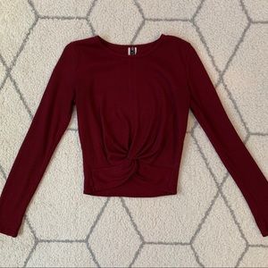 Onzie Ribbed Crop Long-Sleeve